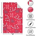 thumbnail image 1 of SKYSONIC Valentine's Day Love Heart Kitchen Towel Set of 4, Super Soft Absorbent Hand Towel Tea Towel Home Restaurant Tableware Cleaning Rag for Kitchen, Hotel, Beach, Bathroom, Gym, etc., 1 of 7