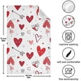 thumbnail image 1 of SKYSONIC Valentine's Day Love Heart Kitchen Towel Set of 4, Super Soft Absorbent Hand Towel Tea Towel Home Restaurant Tableware Cleaning Rag for Kitchen, Hotel, Beach, Bathroom, Gym, etc., 1 of 7