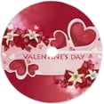 thumbnail image 1 of SKYSONIC Valentine's Day Tree Skirt Home Decoration Large Round Hearts Christmas Tree Skirt for Holiday Party Home Christmas Day Ornaments 47.2 Inch, 1 of 6