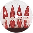 thumbnail image 1 of SKYSONIC Valentine's Day Tree Skirt Home Decoration Large Round Love Hearts Christmas Tree Skirt for Holiday Party Home Christmas Day Ornaments 36", 1 of 6