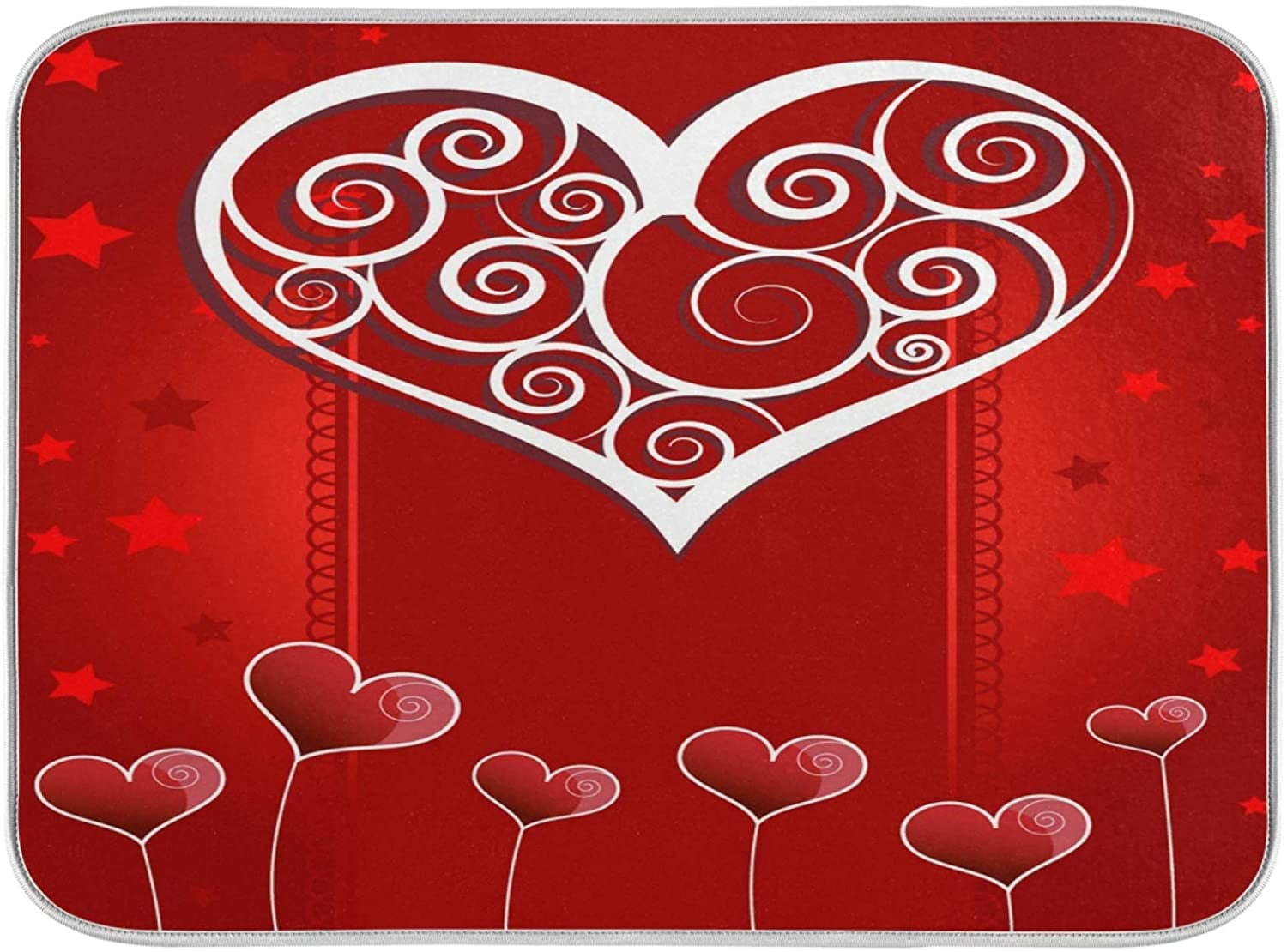 Heart dish drainer hot sale