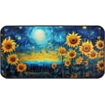 thumbnail image 1 of SKYSONIC Van Gogh Style Sunflower Area Rug 39x20 in, Stain Resistant Comfy Carpet Throw Rug with Elastic Cotton Interlayer for Kitchen Bathroom Living Room Bedroom, 1 of 7