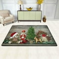 thumbnail image 1 of SKYSONIC Vintage Nutcracker Non-Slip Area Rug, Christmas Decoration Floor Carpet Comfort Floor Mats Decor for Indoor Front Porch Living Room Bedroom Kitchen, 36"x24", 1 of 5