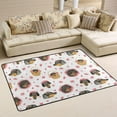 thumbnail image 1 of SKYSONIC Watercolor Black Dog Non-Slip Area Rug, Cute Puppy Flower Floor Carpet Comfort Floor Mats Decor for Indoor Front Porch,Living Room, Bedroom,Kitchen,72"x48", 1 of 5