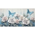 thumbnail image 1 of SKYSONIC White Roses Kitchen Mats 20"x39" Absorbent Non Slip Runner Rug Machine Washable Kitchen Floor Mat for Home Bathroom Door, 1 of 7
