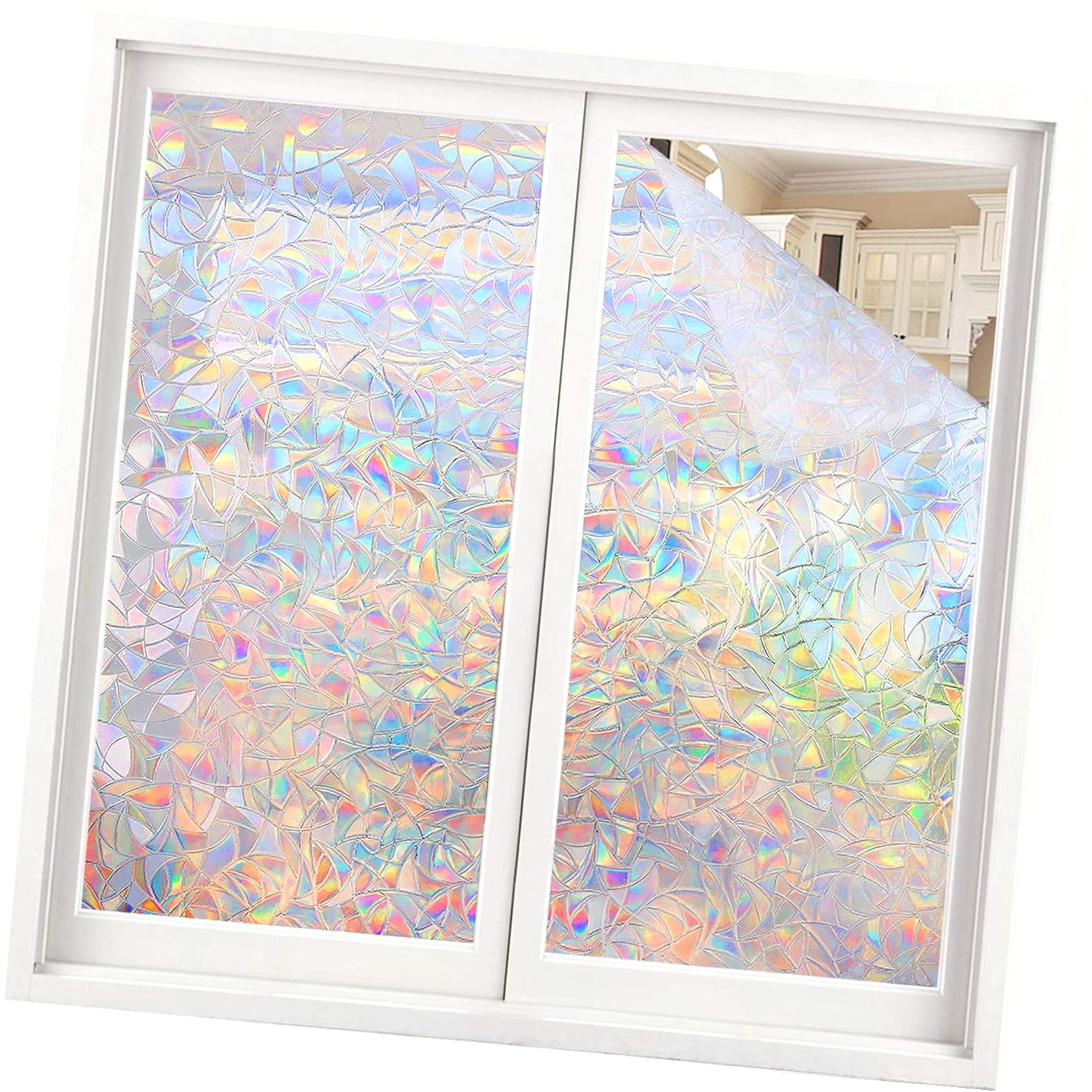 SKYSONIC Window Privacy Film Static Window Clings Vinyl 3D Window