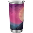 thumbnail image 1 of SKYSONIC Wolf Tumbler Stainless Steel Double Wall Vacuum Reusable Insulated Mug with Straw and Built-in Coaste for Cold and Hot Beverages, 12oz, 1 of 7