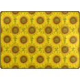 thumbnail image 1 of SKYSONIC Yellow Sunflower Pattern Lightweight Carpet Mats Area Soft Rugs Floor Mat Rug Home Decoration for Kids Room Living Room 80 x 58 inches, 1 of 6