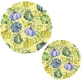 thumbnail image 1 of SKYSONIC Yellow Watercolor Pumpkin Pot Holders Trivets, 2 Pcs Heat Resistant Trivets,Autumn Cotton Thread Weave Mats for Hot Pads Pans Pot Bowl Teapot for Kitchen Decor, 1 of 7