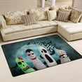 thumbnail image 1 of SKYSONIC Zombie Vampire Mummy Ghost Area Rug Pad Dining Room Bedroom 5'x3', 1 of 6