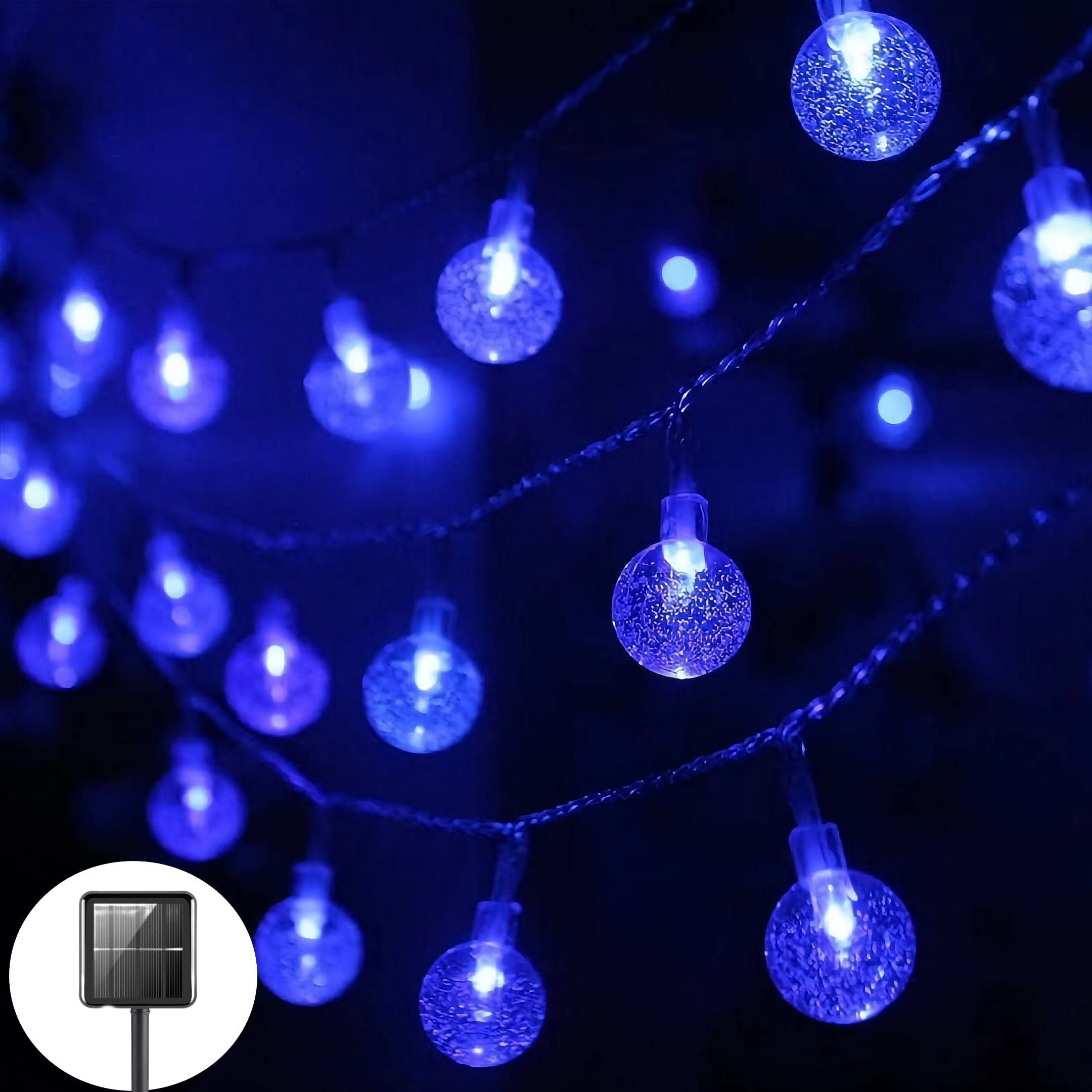 Smart Globe Fairy Lights, 32.8ft Color-Changing LED String Lights - Voice/App Control, Music Sync, Waterproof For Indoor & Outdoor