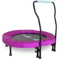 thumbnail image 1 of Skywalker Trampolines 36" Mini Trampoline for Kids & Toddlers - No-Spring Design with Adjustable Handlebar, Foldable for Easy Storage, Indoor/Outdoor Use, 1 of 8
