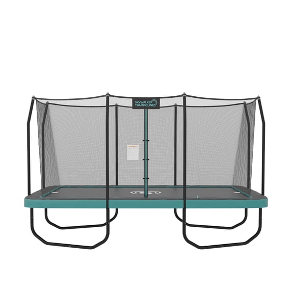 Skywalker Trampolines Signature Series 15'x9' Rectangle Trampoline with Safety Enclosure Net - Premium Outdoor Recreational Trampoline for Kids & Adults