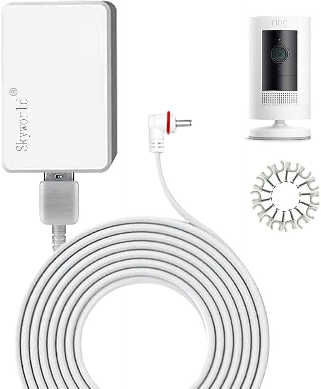 SKYWORLD16Ft Weatherproof Charge Cable for Ring Camera; Certified Ring Power Cable and Power Adapter Compatible with Stick Up Cam Battery/Plug-in 3rd SKYWORLD16Ft Weatherproof Charge Cable for Ring Camera; Certified Ring Power Cable and Power Adapter Compatible with Stick Up Cam Battery/Plug-in 3rd