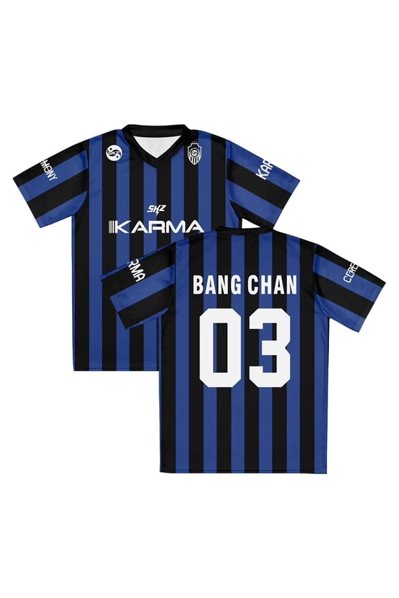 SKZ Karma Merch Shirt Unisex Tops Tee Outdoor Tee Fashion V-Neck T-Shirt Clothes y2k Top Sportswear