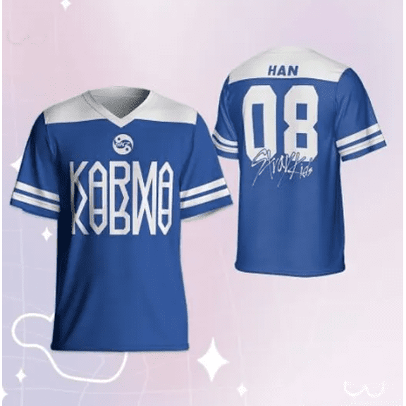 SKZ Karma Merch Shirt Unisex Tops Tee Outdoor Tee Fashion V-Neck T-Shirt Clothes y2k Top Sportswear