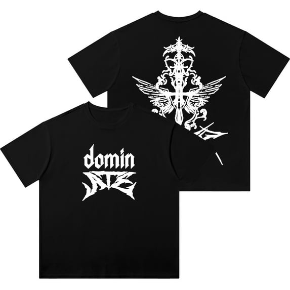 SKZ Stray Kids Dominate Tour Logo Vintage Wash Tee Women Men Fashion Kpop Short Sleeve T-Shirts