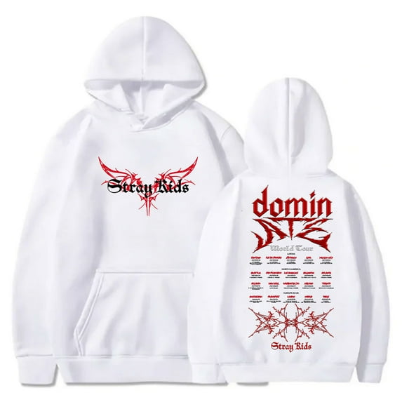 SKZ Stray Kids Dominate World Tour Dates Hoodies Cosplay Women Men Fashion Kpop Hooded Sweatshirts