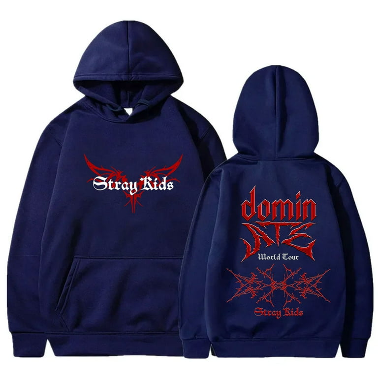 SKZ Stray Kids Dominate World Tour Logo Hoodies Cosplay Unisex