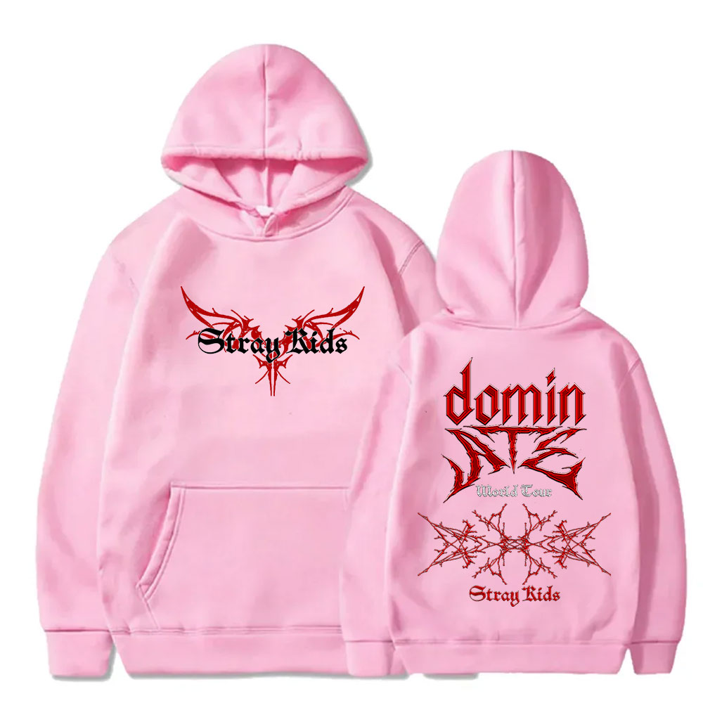 Sweat-shirt Stray Kids Dominate World Tour 2025 - Merchandising Cosplay Streetwear Manches Longues Pour Fans