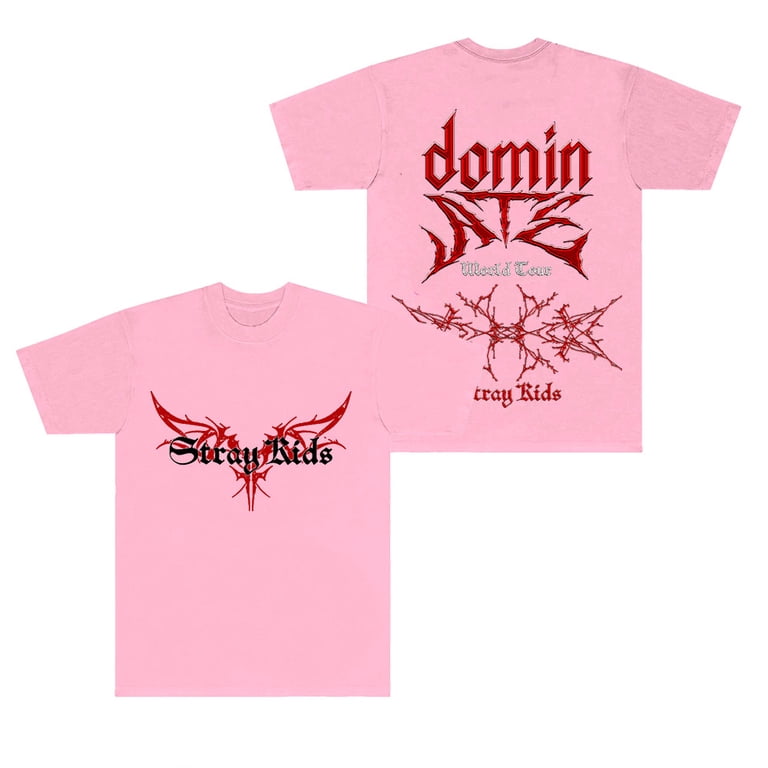 SKZ Stray Kids Dominate World Tour Logo T-Shirts Cosplay Unisex