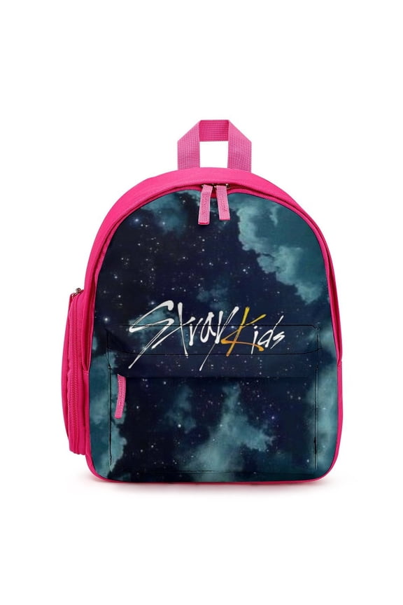 SKZ Stray Korea Ki Backpack for Men Women Small Bookbag with Front Pocket