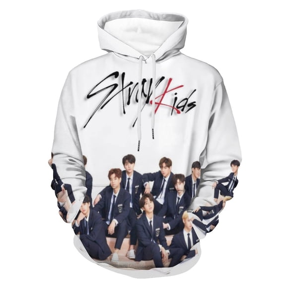 SKZ Stray Korea Ki-DS Hoodie Costume Cosplay Sweatshirt Sweater 3D Novelty Hooded Pullover for Men Women