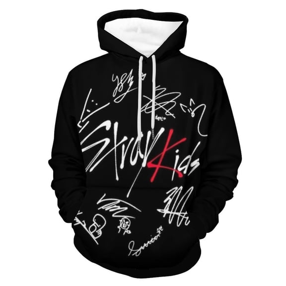 SKZ Stray Korea Ki-DS Hoodie Costume Cosplay Sweatshirt Sweater 3D Novelty Hooded Pullover for Men Women
