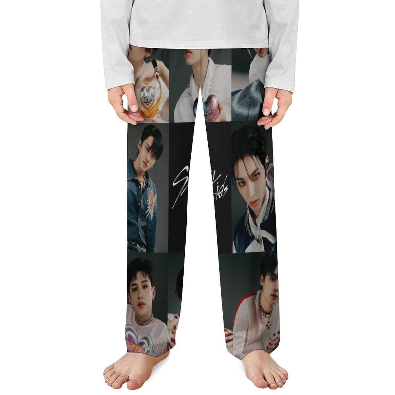 SKZ Stray Korea Ki-DS Pajama Pants Cartoon Casual Lounge PJ Bottoms ...