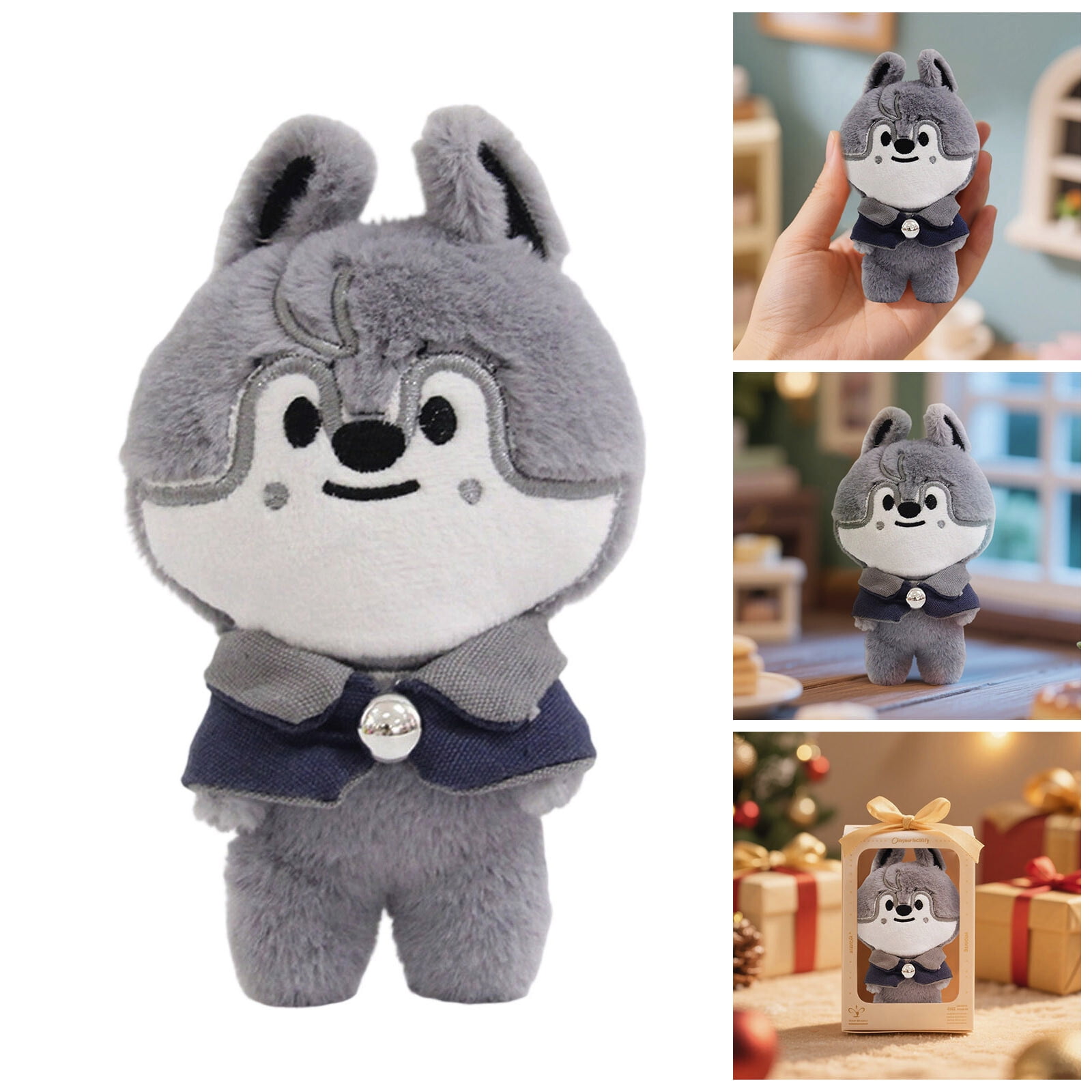 SKZO Wolf Chan Plush Toy Soft Doll MIni Plush Wolf Stray