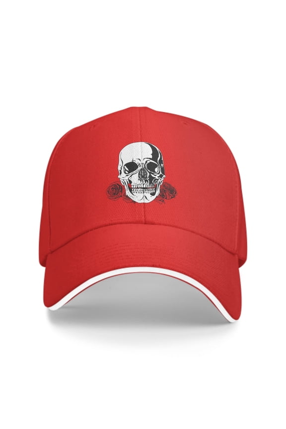 SKull Baseball Caps for Men Women Fashion Summer Casquette Adjustable Casual Trucker Hats for Outdoor Activities