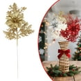 thumbnail image 1 of SKyggJG34 10PCS Christmas Tree Decorations Flowers Christmas&nbsp;Tree Decorations&nbsp;Set Candy Land Christmas Tree Decorations Glitter Snowflake Christmas Picks Sparkly Stems For Christmas Tree, 1 of 9