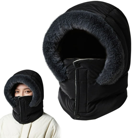 SKyggJG34 Winter Gifts for Women 3 in 1 Beanie for Women High Aesthetic Women's Autumn & Winter Beanie Cozy Soft Fabric Beanie with & Neck Warmer Windproof Warm Ski Hat for Outdoor Use