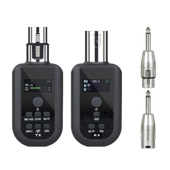 SL-100 Microphone Wireless Xlr Transmitter Receiver UHF Wireless Mic System for Audio Mixer Electric Guitar Noise
