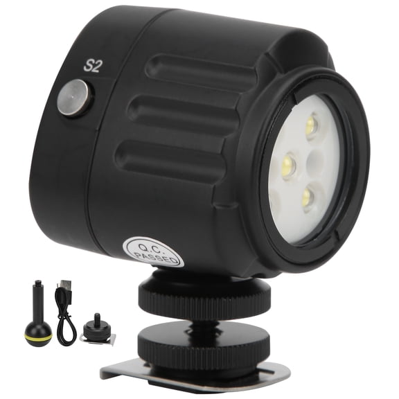 SL18 40M Waterproof Diving LED Fill Light 7500K Mini Underwater Camera Video Light