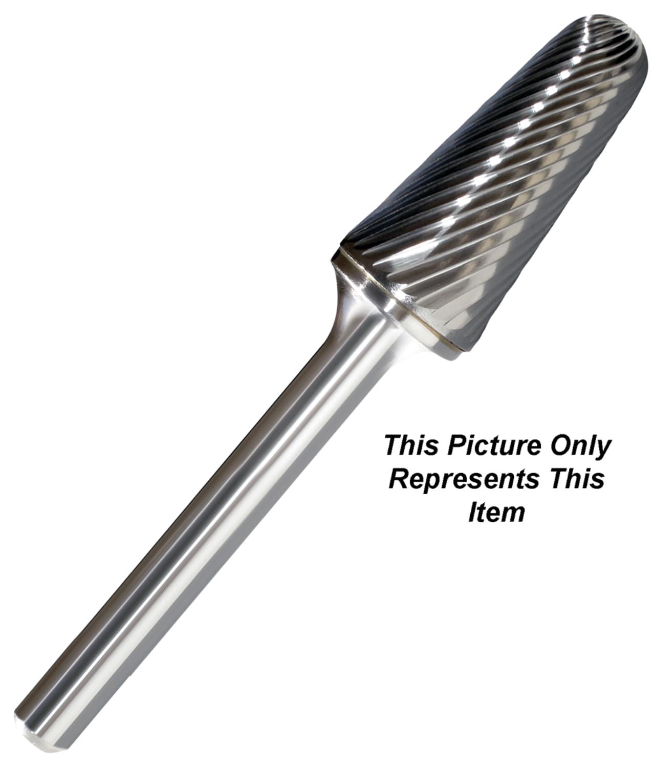 Angles Router Burr SL-53 Taper Radius End 3/16