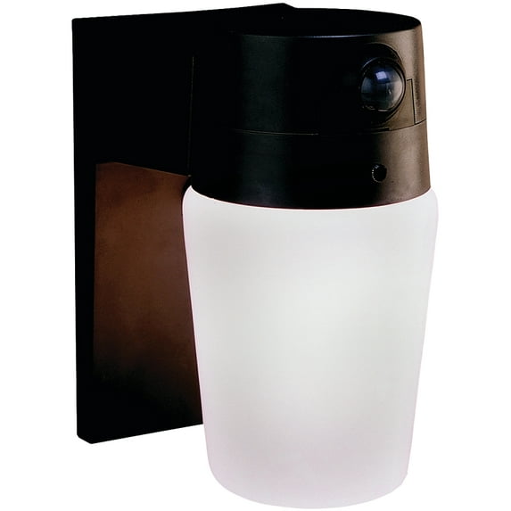 Heath Zenith Entryway Cylinder Glass Motion Sensor 60 W 30 Ft., 8 In. Brown Ul