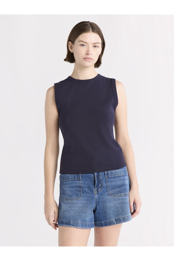 Women's Crew Shell Tank, Sizes XS-XXL