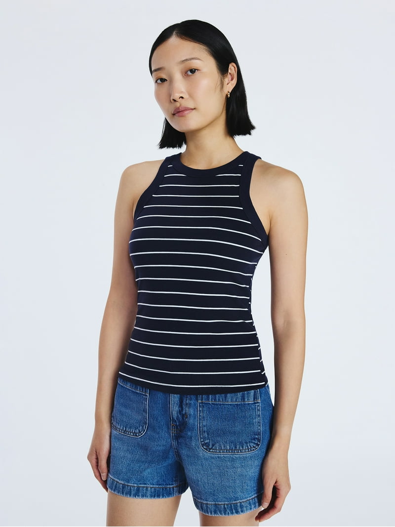 Free Assembly Women's Cutaway Tank Top, Sizes XS-XXL - Walmart.com