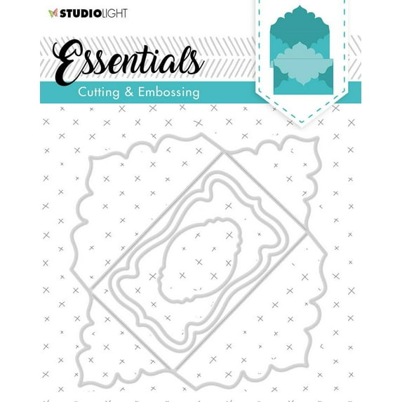 Studio Light SL Cutting & Embossing Die Label Essential 134x131mm nr.319