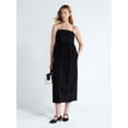 thumbnail image 1 of Free Assembly Women’s Embroidered Cotton Midi Dress, Sizes XS-XXL, 1 of 4
