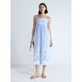 thumbnail image 1 of Free Assembly Women’s Embroidered Cotton Midi Dress, Sizes XS-XXL, 1 of 4