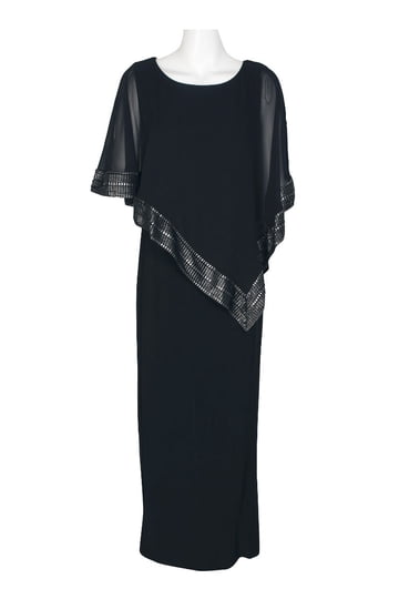 white christmas dresses Black and Silver One-Shoulder Long Sequin Prom Dress Black/Silver / 0
