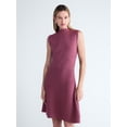 thumbnail image 1 of Scoop Women’s and Women's Sleeveless Mock Neck Mini Dress, Sizes XS-4X, 1 of 5