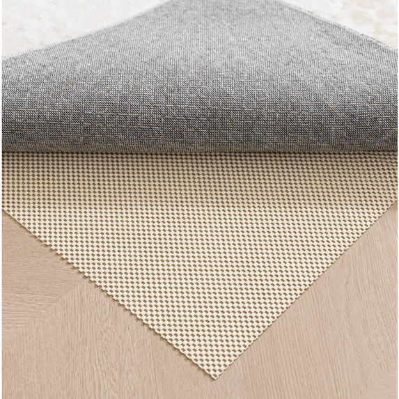 Sleep Zone 5' Round Solid Area Rug Beige