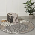 thumbnail image 1 of Sleep Zone 4' Round Solid Area Rug Dark Gray, 1 of 1