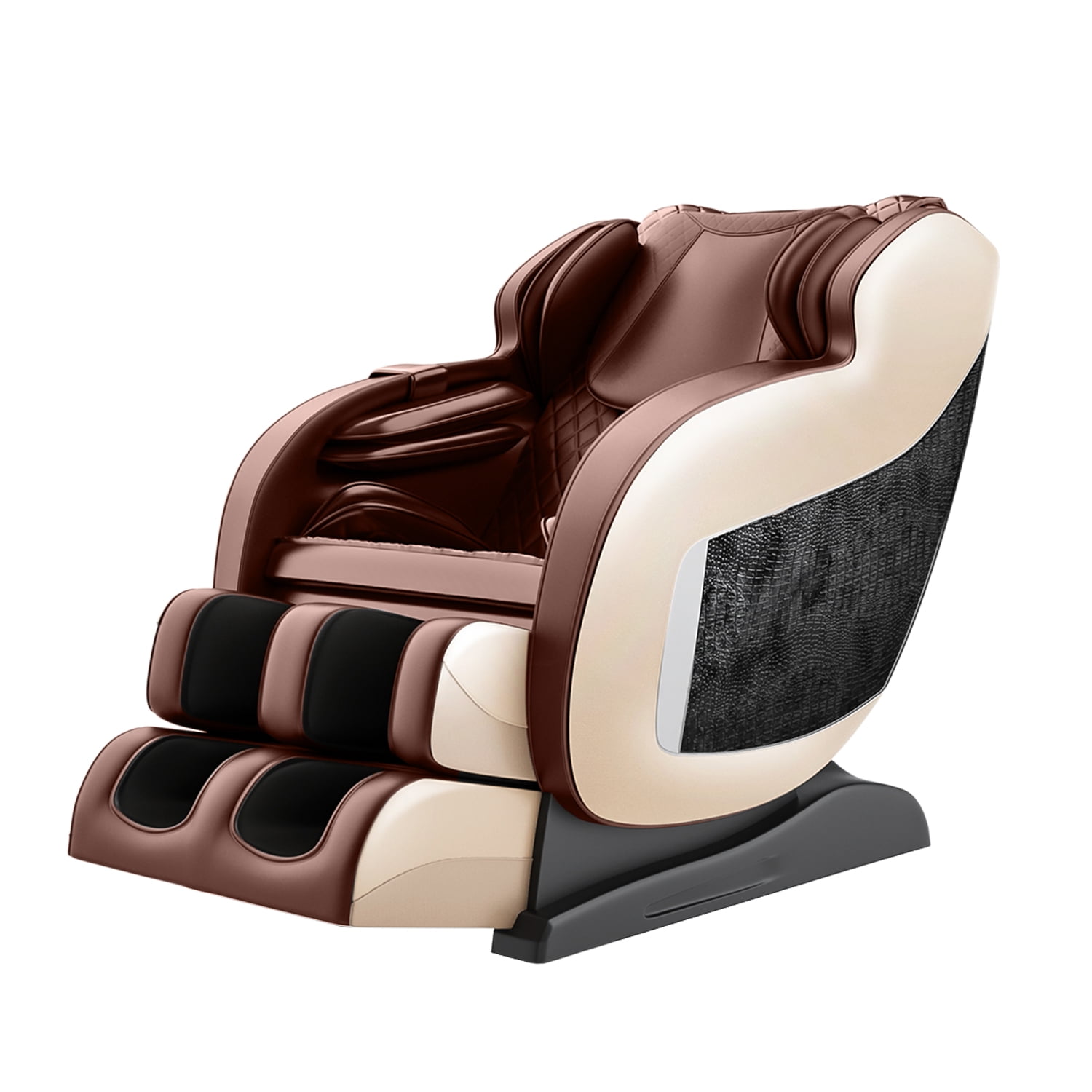 Cloud Mountain Electric SL-Track Massage Chair With Brown Finish CMSS03-Brown