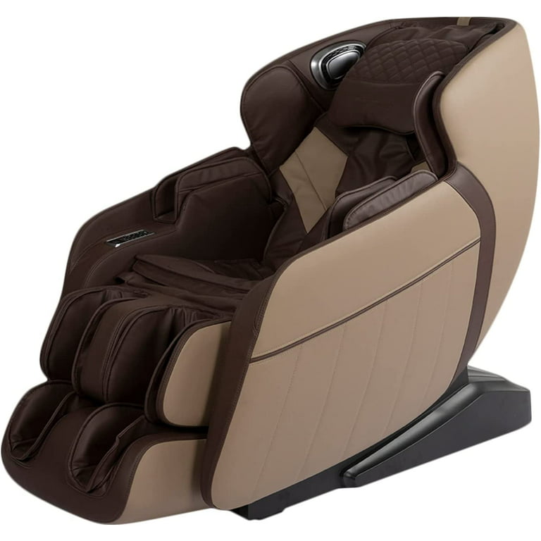Full Body Zero Gravity Massage Chair Recliner with SL Track-Brown