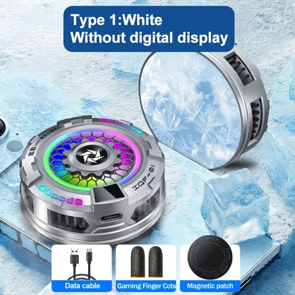 SL19 Mobile Phone Semiconductor Cooling Fan Radiator Magnetic Back-clip Game Cooler for IOS Android Tablet PUBG Cool Heat Sink