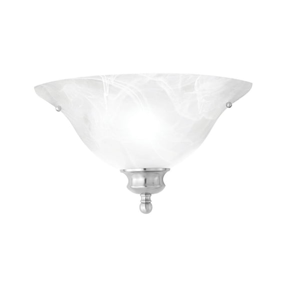 ELK Home Derby Road Traditional 1-Light Incandescent Brushed Nickel Indoor Wall Sconce with Traditional Glass Shades